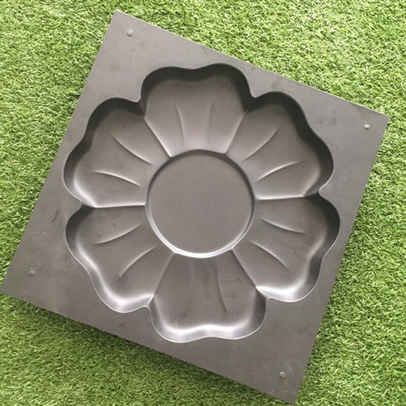 DIY Cement Pavement Mold Floor Tile Pavement Mold Flower Mold Stepping Stone Mold Reusable Cement Stone Garden Road Tool