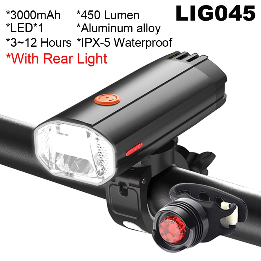 NEWBOLER Fahrrad Licht 1000 Lumen 4800mAh Fahrrad Scheinwerfer Wasserdichte Taschenlampe Lenker USB Ladung MTB Rennrad Radfahren Lampe