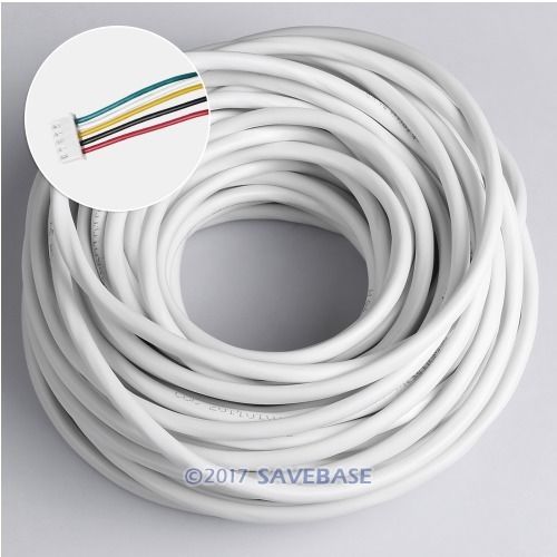 HOMSECUR Flexible 20m Copper Cable For Video Door Phone Intercom System