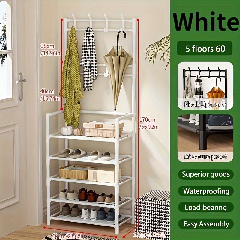 Shoe Multi-layer Rack DIY Organizer Clothes Storage Load-bearing Organizer Hat Hanger Household Shoes Multifunctional Shoe Rack