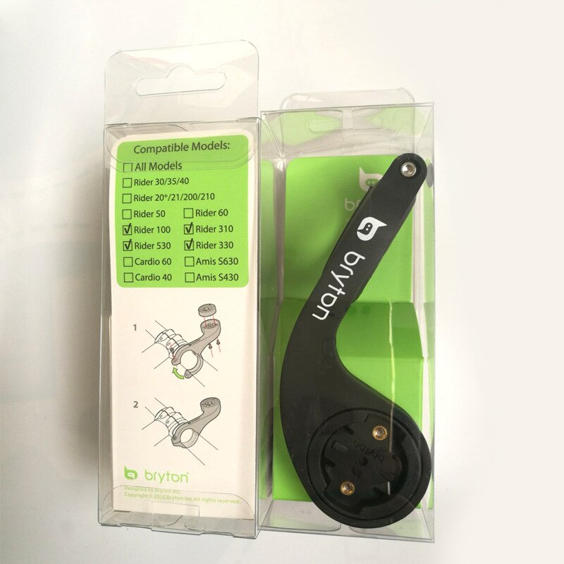 Bryton – support de montage pour ordinateur de vélo, compatible avec Bryton Rider 310, 330, 420 et 530: only mount