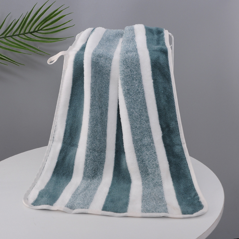 Striped Pattern Towel Set Soft Hand Towel Bath Towel Quick Drying Absorbent Towels For Bathroom: 26#