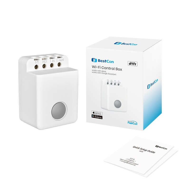 BroadLink BestCon MCB1 Smart Wi-Fi Light Switch Wireless Control Box works with Siri and Alexa