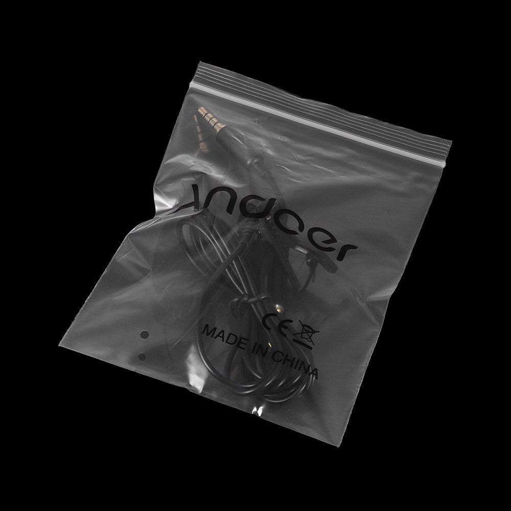 Andoer mini kannettava clip-on käänne lavalier kondensaattori mikrofoni langallinen mikrofoni iphonelle ipad android älypuhelin dslr kamera