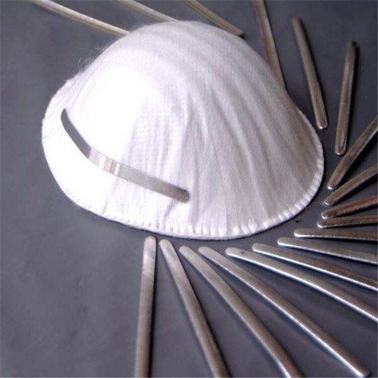 100 Stks/pak Neus Strips Voor Diy Sheild Maken Craft Accessoires Aluminium Strip Voor Bridge Materiaal 85 Mm Cords strip