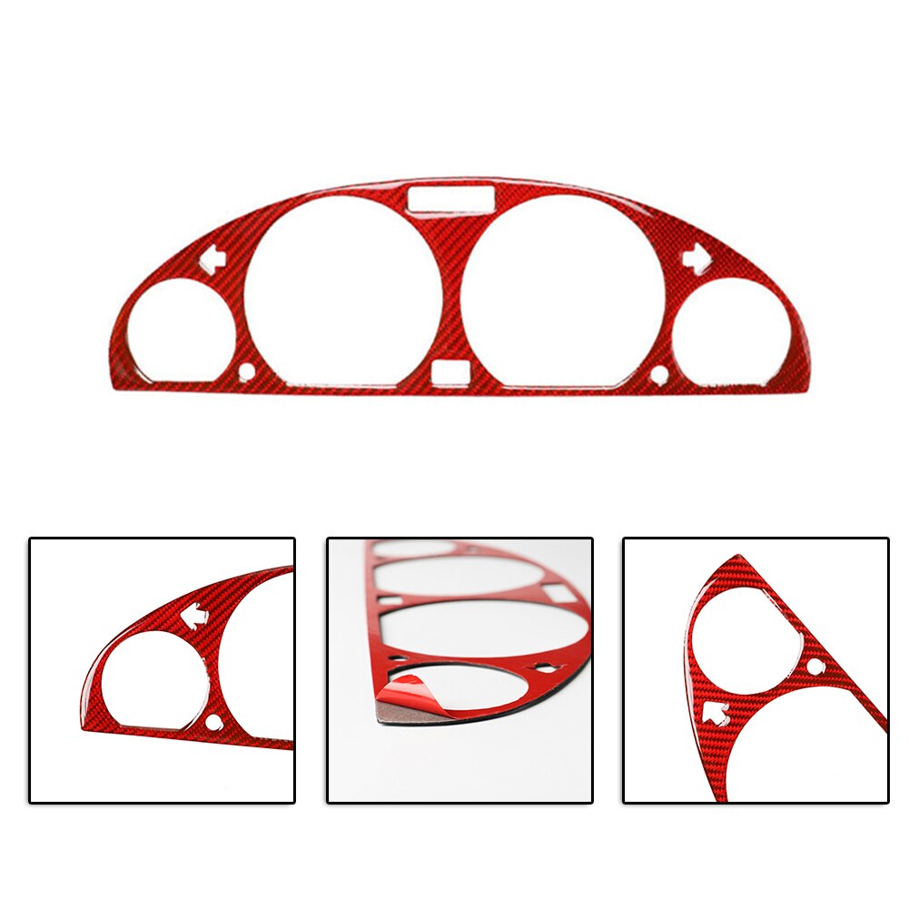 Panel Dashboard Panel Decoration Sticker Frame Replacement Carbon Fiber