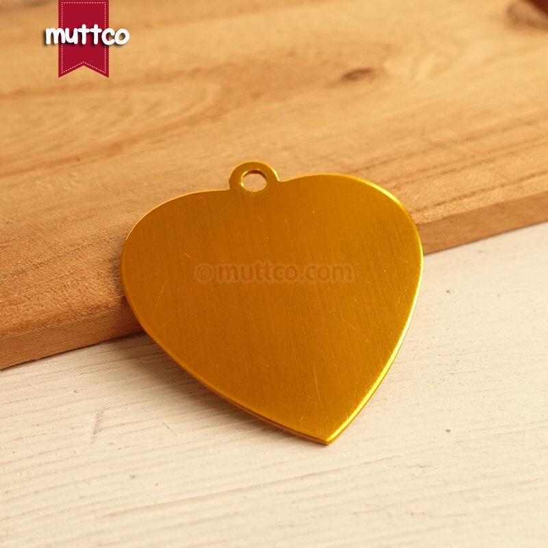 20 teile/los einfache Aluminium Kosename Schild Herzform Benutzerdefinierte Graviert hund katze Name Telefonnummer Hundemarke 10 farben DIT-021