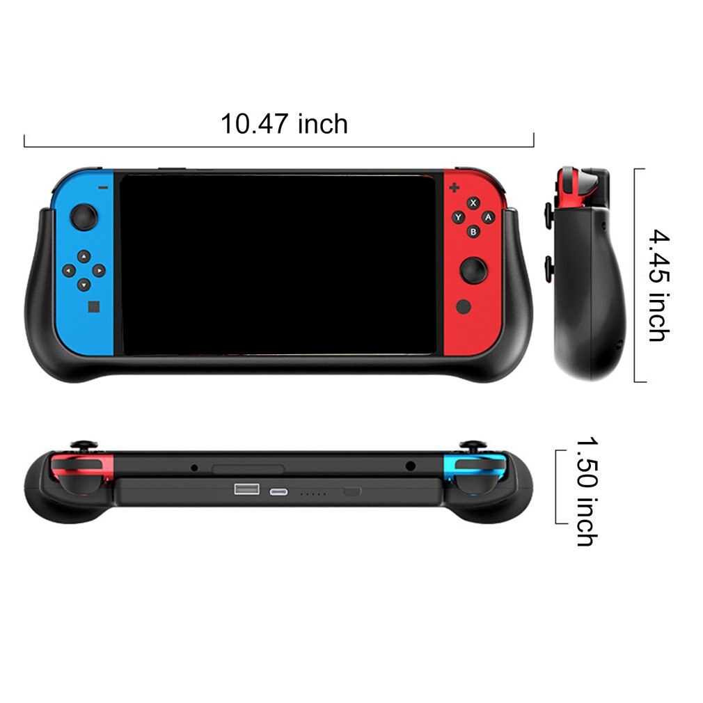 10000mAh boîtier de batterie batterie externe pour Nintendo Switch Console avec support chargeur rapide batterie externe pour nintention Switch NS NX