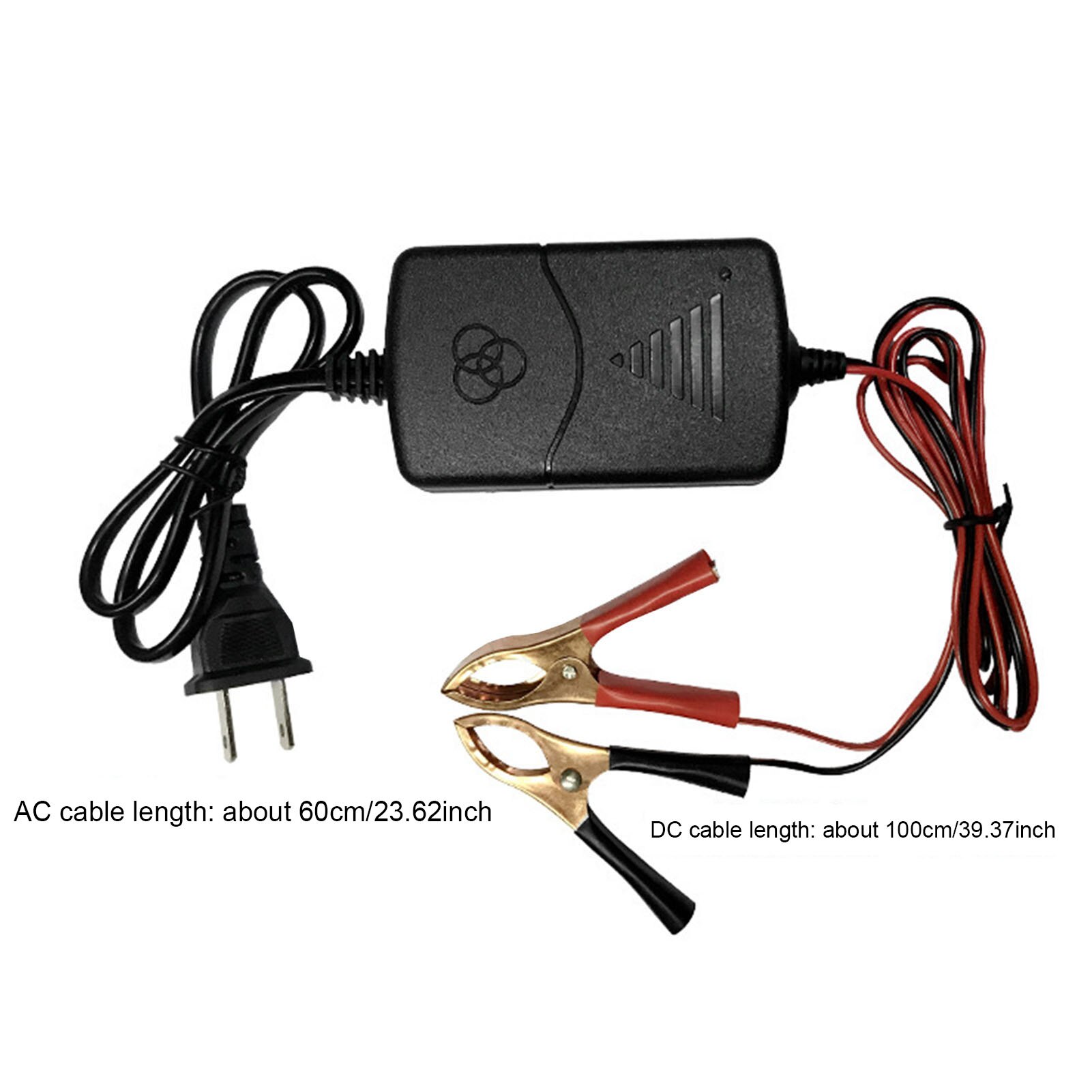 Car Battery Charger 12V Battery Charger Adapter Maintainer Amp Volt Fast Power Charging For Car Truck Motorcycle Battery Charge