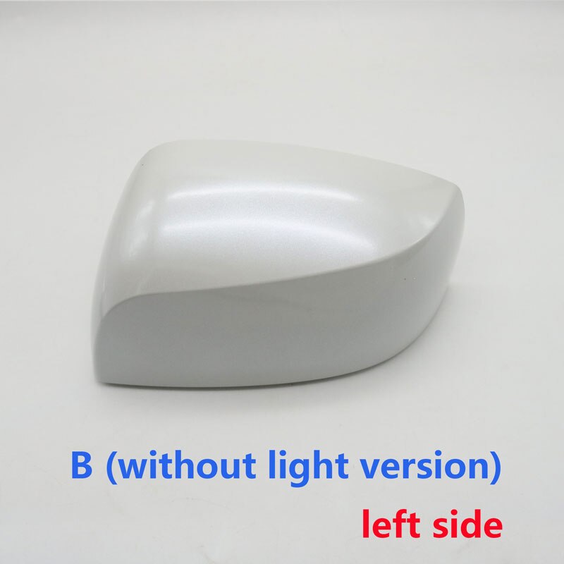Voor Subaru Outback Xv Lagecy Forester Impreza Wrx Sti Auto Buiten Achteruitkijkspiegel Deur Side spiegel Cover Cap Deksel: B pearl white Left