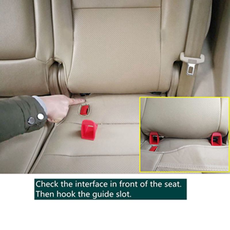 Universal bilbarnstol säkerhetsbälte stålfäste fäste för isofix spärr  u1jf