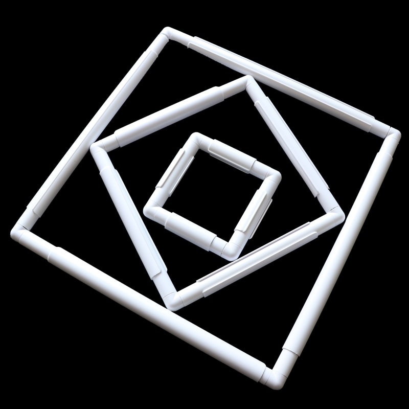 Square shape embroidery plastic frame Cross stitch tool sewing tools hand MARKING STITCH Craft diy tools