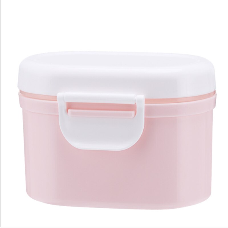 Caja de leche en polvo para bebé, contenedor de melkoeder, caja de almacenamiento de alimentos multicapa para niños, , almacenamiento de alimentación: 400ml pink container