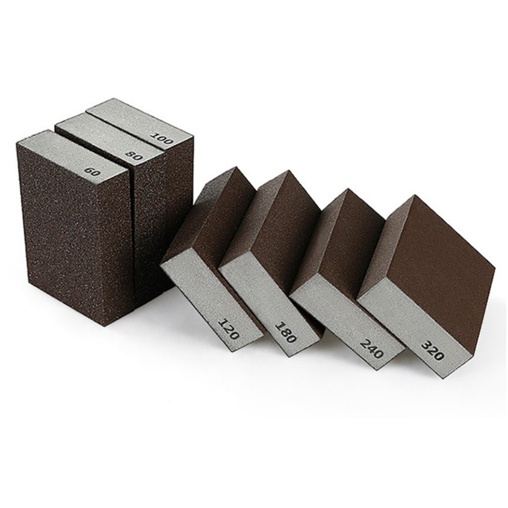 Schleif schwamm blöcke Körnung 60 80 Zauberstab schleif schwamm Sand Block Schleifpapier Modell farbe polierter Sandstein