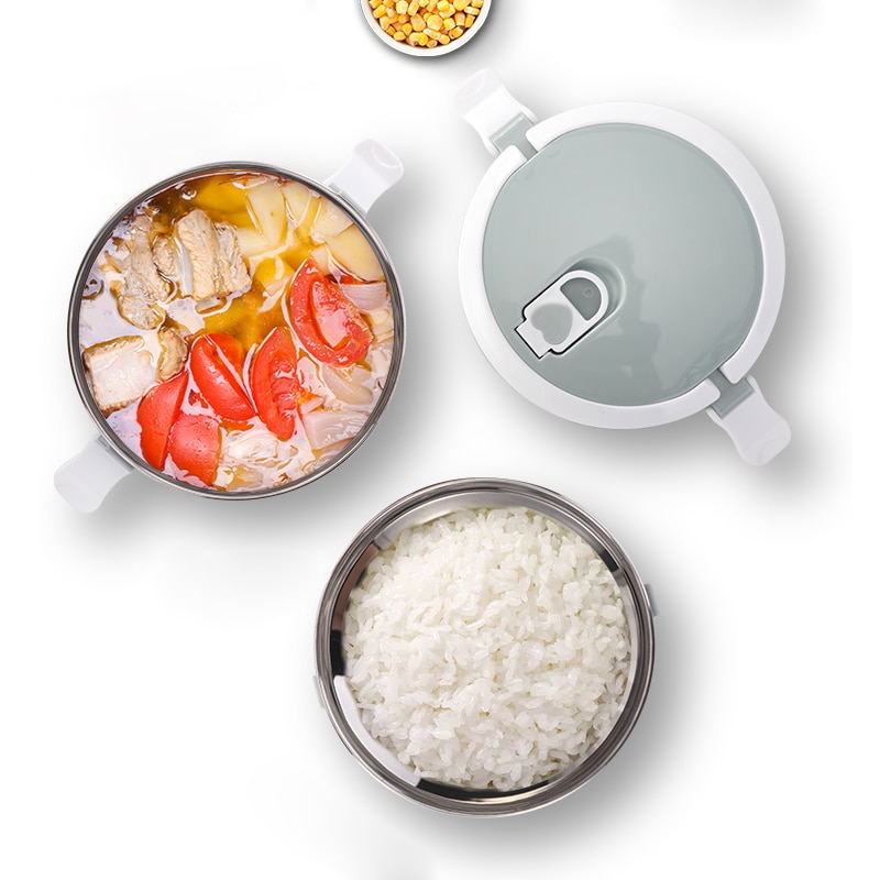TUUTH 304 Roestvrij Staal Japanse Lunchbox Thermische Voor Voedsel Draagbare LunchBox Voor Kinderen Picknick Kantoormedewerkers School