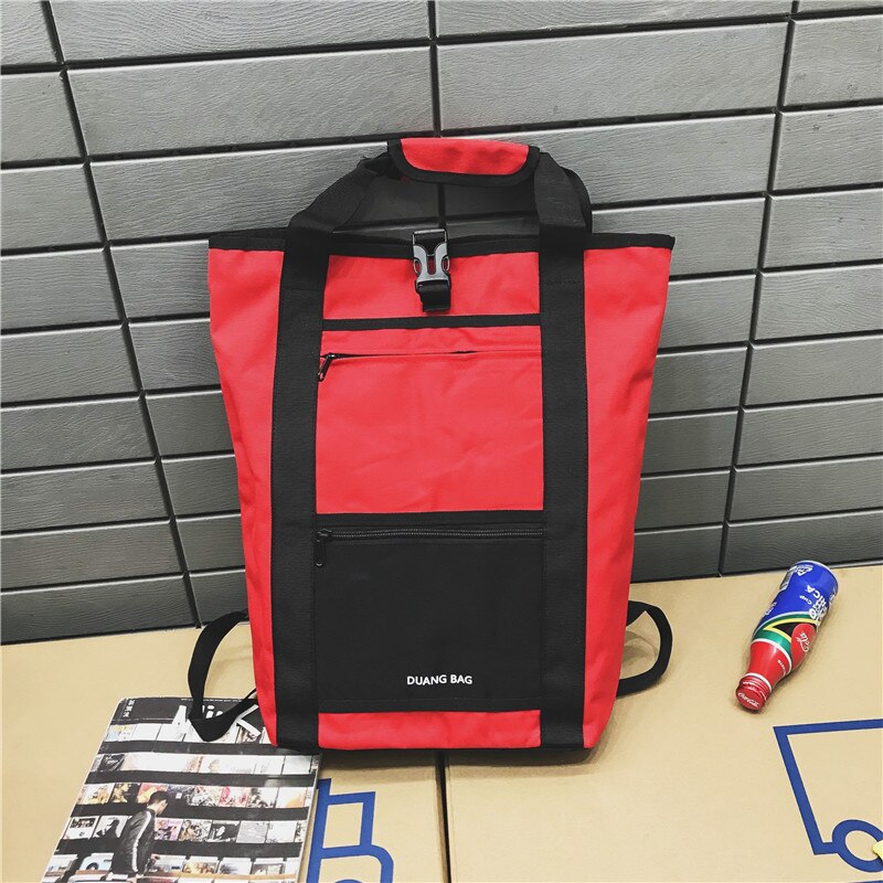 Leisure Backpack for Men and Women Korean Harajuku Ulzzang College Wind Campus Student Backpack Personality Bag Package