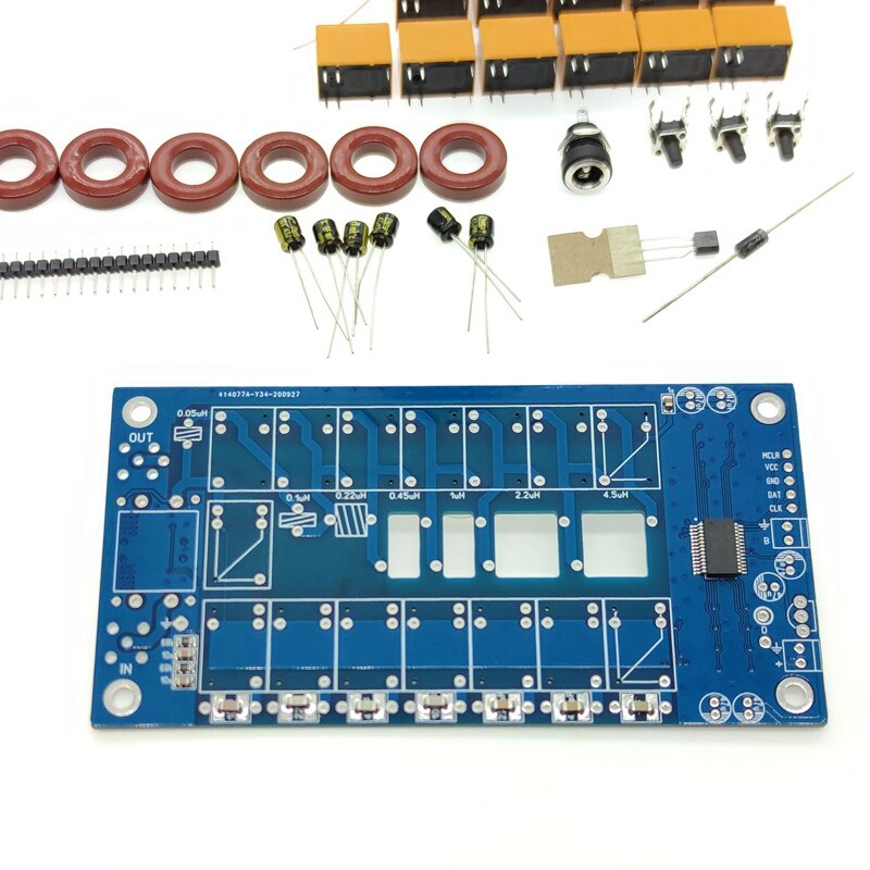 ATU-100 DIY Kits 1.8-50MHz ATU-100Mini Automatic Antenna Tuner By N7DDC 7X7 + OLED, Firmware Programmed/ SMD