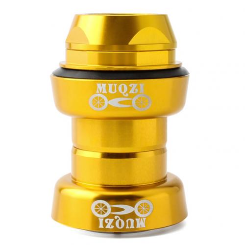22.2/1Inch Mtb Mountain Road Bike Headset Bearing Verzegelde Top Cap Cover Fietsen Fiets Threadless Lager Headset Accessoires: Golden