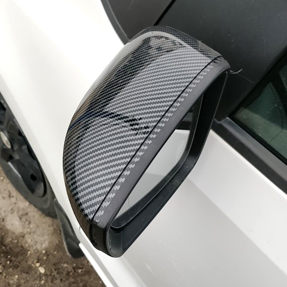 For VW Polo 6R 6C Side Door Wing Mirror Cover Replace caps (Carbon fiber) fit Volkswagen