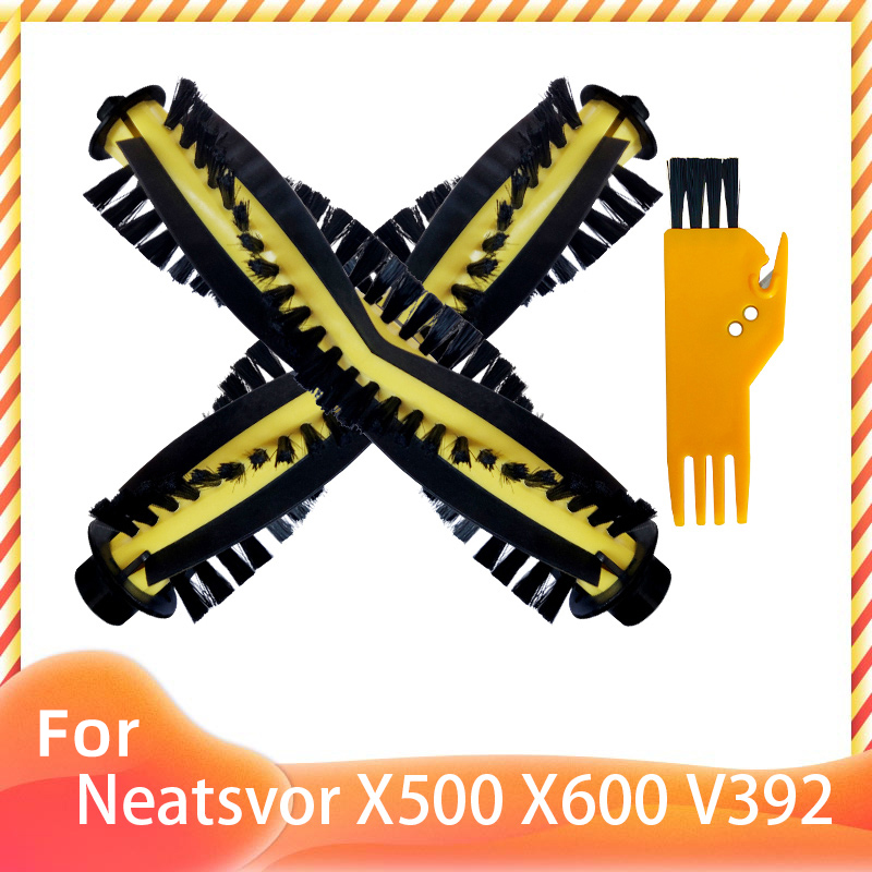 For Neatsvor X520 X500 Tesvor X500 Pro T8 M1 Ikhos Create NetBot S15 S14 Hepa Filter Mop Cloth Main Side Brush: Orange