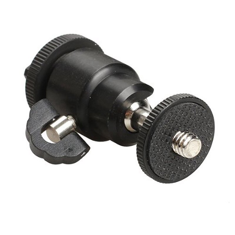 1 Pcs Mini Heißer Schuh Halter Ball Kopf Stehen DSLR Kamera Stativ &amp; 1 Set Flash Shoe Mount Adapter zu 1/4 Zoll Gewinde