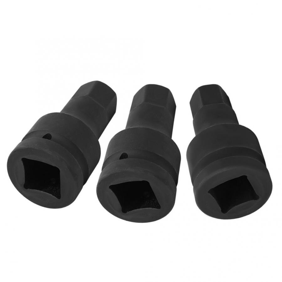 Adaptador de brocas de accionamiento de impacto métrico, 1 Uds. H17/H19/H21/H22/H24/H27/H30, alargador de vástago hexagonal, destornillador cuadrado