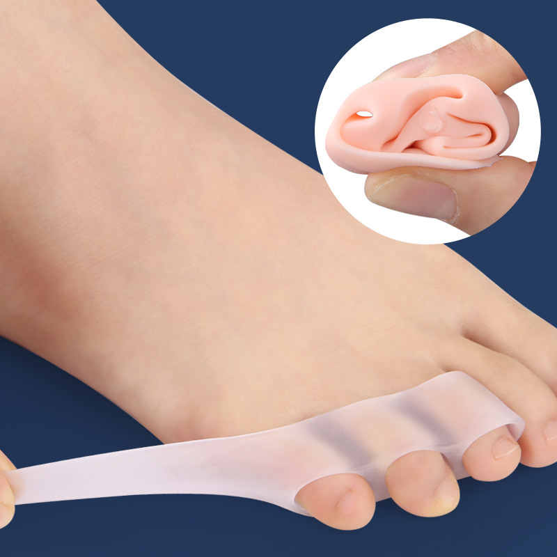 2 Stück = 1 Paar Zehen abscheider Separateur d'ortei Hallux Valgus Korrektor 3 See kleine Ballen Orthesen Schutz Pedikübetreffend Einsteller