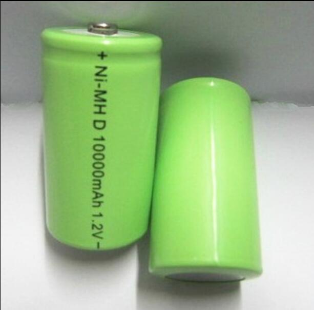 10 PCS Originele Batterij 1.2 V 10000 mAh D Size Soort 10Ah Hoge Capaciteit NIMH Oplaadbare Batterij Voor alle soorten schilderen pennen