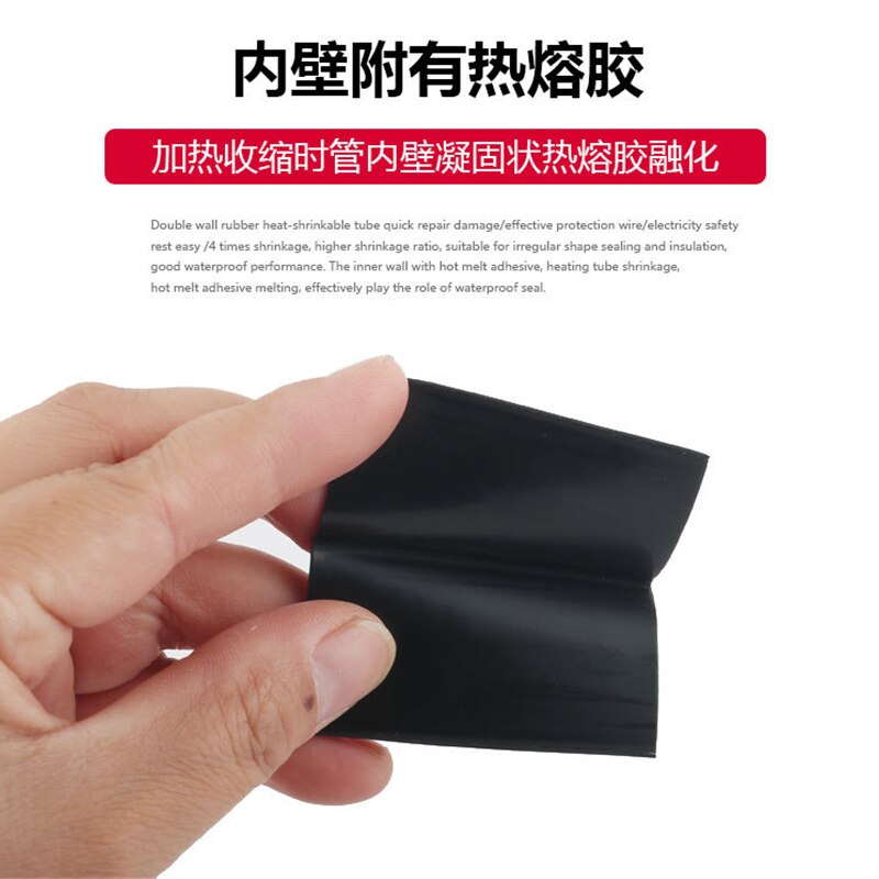 1 Meter/lot Black1mm2mm3mm4mm5mm6mm8mm10mm Diameter Heat Shrink tube krimpkous shrink tube Sleeving Wrap Wire Sell DIY Connector