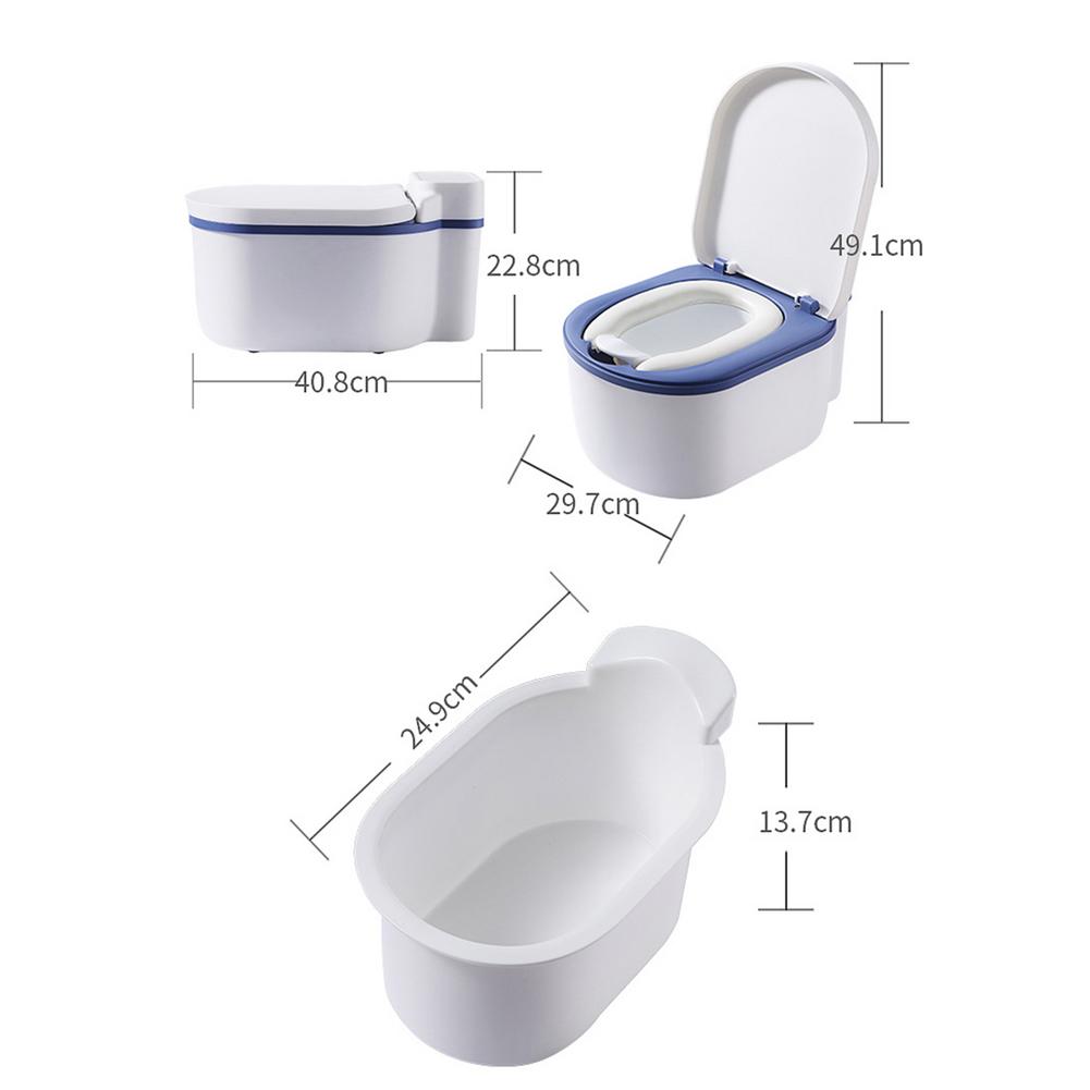 Outdoor Camping Toilet Stable Comfortable Close-stool Stink-pot For Long Trip Children Emergency