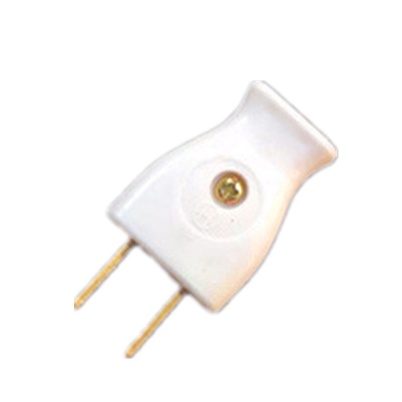 America 2 Pole 15A Male US Wiring Plug Adapter Female Socket Type A Power Strip Connector Japan Rewirable Cable Convert Plug: White Male