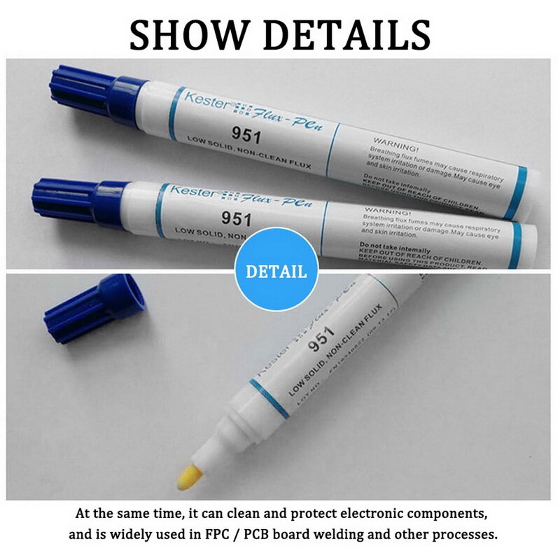 No Clean Solder Flux Pen for Electronics