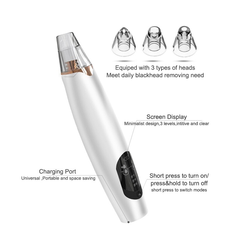 Elektrische mee-eter verwijderaar vacuüm