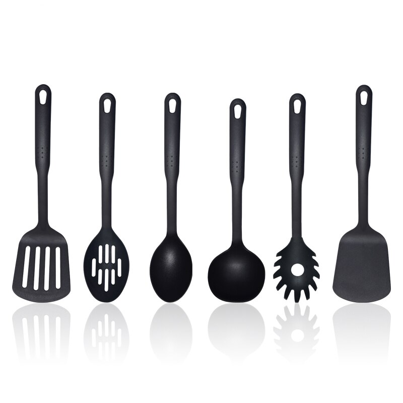 Utensi – cuillère à soupe fendue en Nylon résistant à la chaleur, louche à passoire, batteur à œufs, outils de cuisine, broyeur de pommes de terre à la tomate