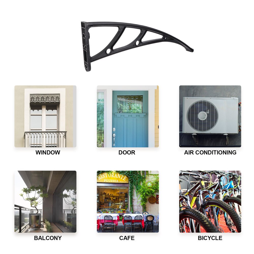 3 Pcs Balcony Canopy Support Bracket Awning Fixing Holder Awning Support Tool