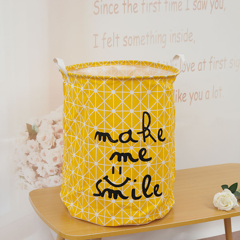 Household cloth dirty laundry storage basket large capacity waterproof toys organizer box folding laundry basket