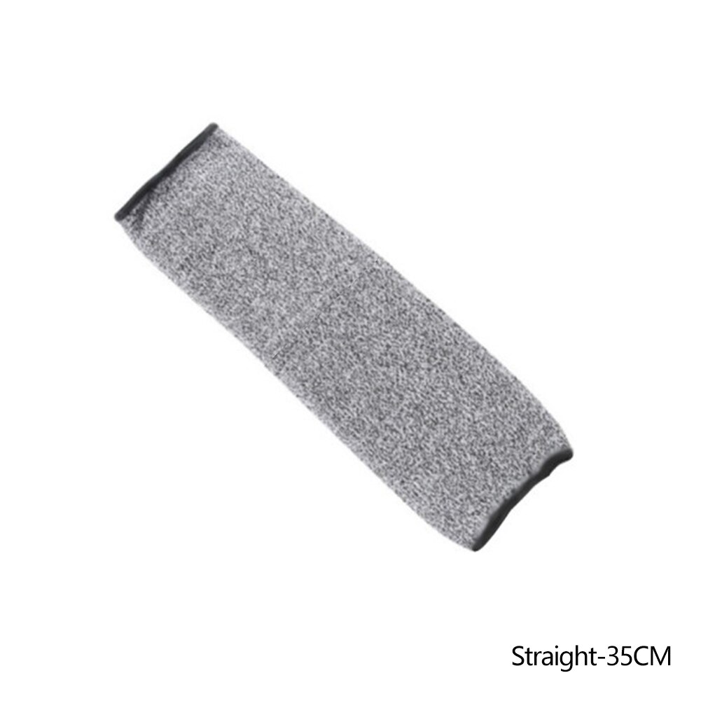 Level 5 HPPE Cut Arm Sleeve Resistant Anti-Puncture Work Protection Fingerless Arm Sleeve Cover: Straight-35CM