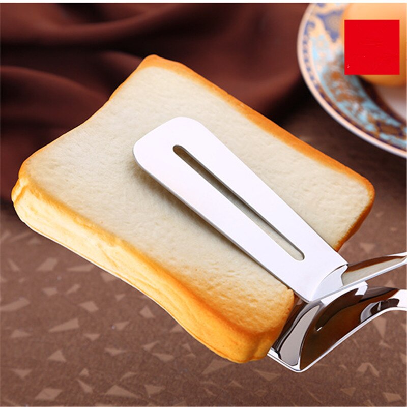 Rvs Eten Tang Gebakken Steak Ei Vis BBQ Clip Barbecue Klem Keuken Accessoires Kookgerei Onderdelen Gereedschappen