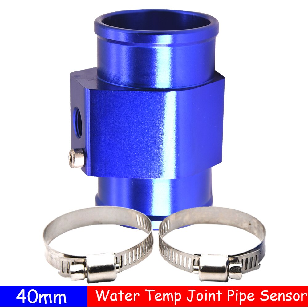 1/8NPT Water Temp Sensor Temp Radiator Water Temp Joint Pipe Sensor 26mm 28mm 30mm 32mm 34mm 36mm 38mm 40mm Hose Adaptor Sensor: 40mm blue