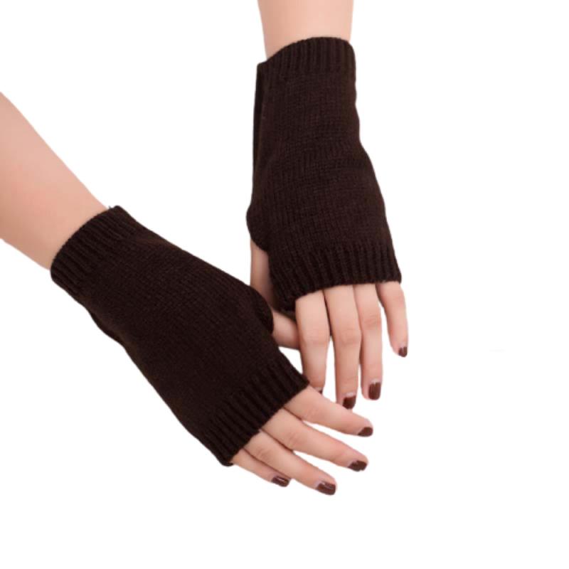1 Paar Winter Gebreide Handschoenen Vrouwelijke Vingerloze Handschoenen Zonder Vingers Vrouwen Kasjmier Warme Winter Handschoenen Hand Pols Warmer: 06
