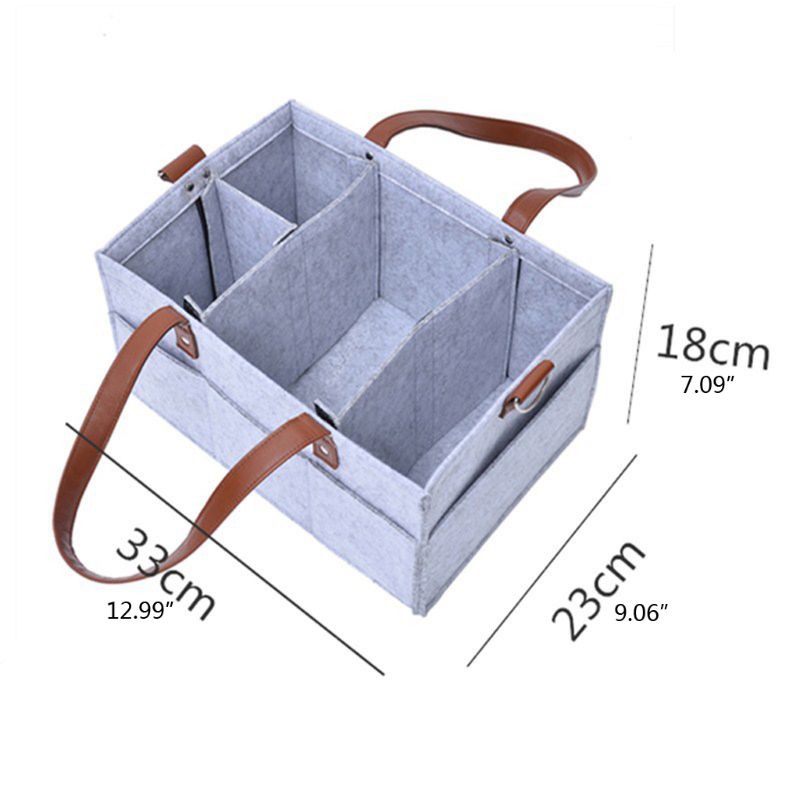 Nappy – boîte de rangement pour bébé, caddie organiseur Portable pour voiture, de fête prénatale 19QF