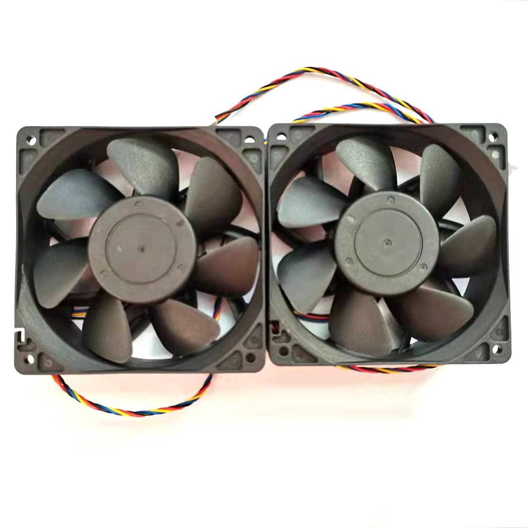Qfr 1212 ghe pwm 6000 rpm 120*120*38mm 4 wire 12v 2.7a for  s15 s9 l3 + t9 + d5 z9 mini  s11 m3 e9 + e10 a8 + a9 841 for bitcoin miner