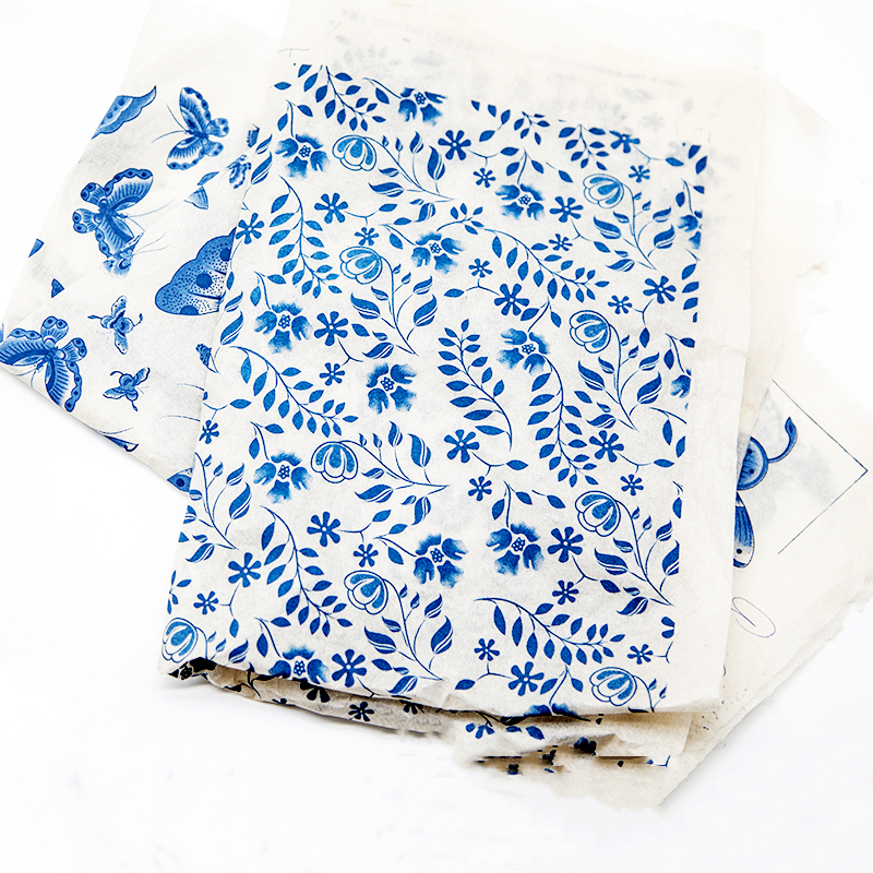 Jingdezhen – papier de transfert d&#39;argile, poterie céramique, glaçure sous glaçure, fleurs colorées, papier autocollant haute température, bricolage, 1 pièce