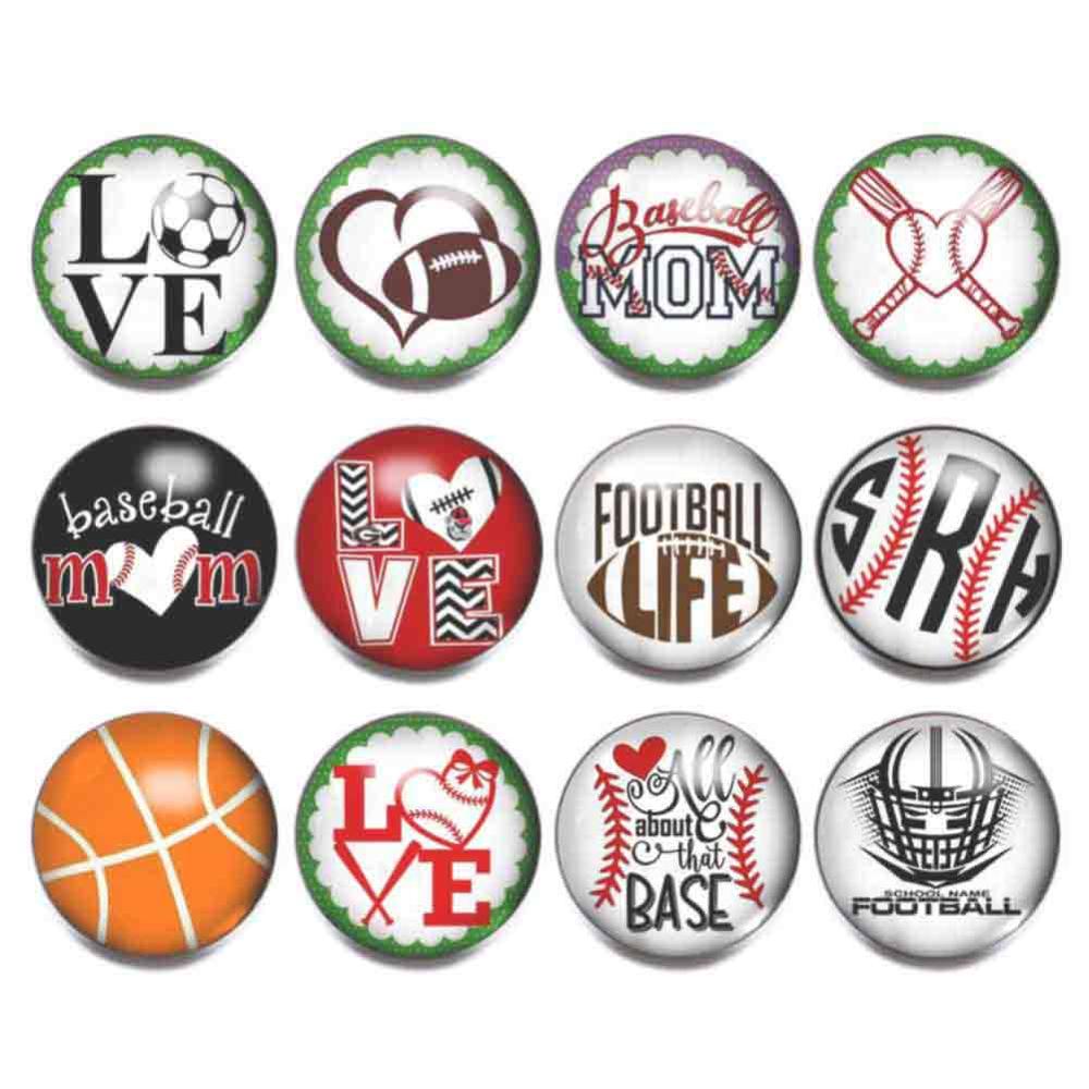 6 stks/partij Mode 18mm Drukknoop Voor 18mm Snap Armband Hanger Snap Charm Sieraden Accessoires