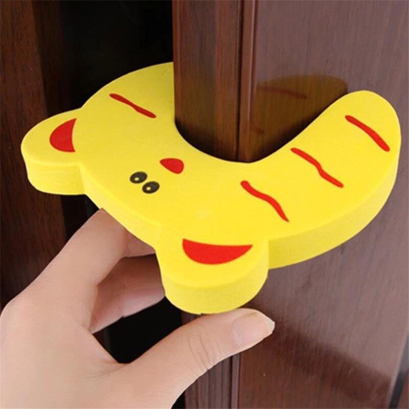 Juego de 5 piezas de protección para bebé, artefacto anticierre para bebé, antisujeción Tope de puerta de mano, tarjeta, cubierta de puerta, tope de seguridad
