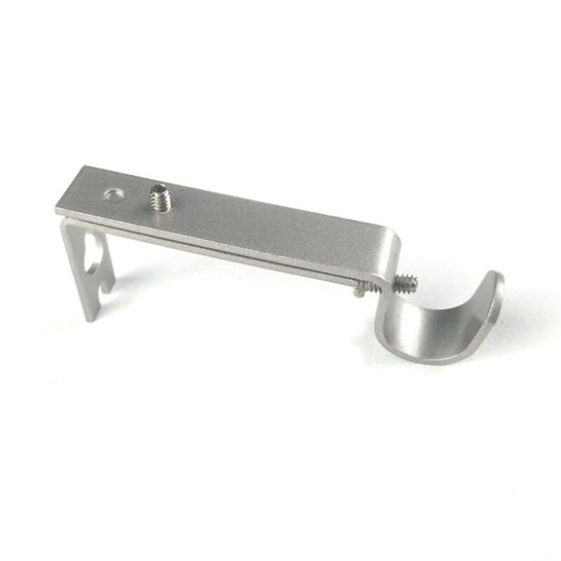 Adjustable Hook Window Accessories Hanging Metal Structure Sturdy Curtain Rod Hook Bracket Holder Decorative Support Fixed