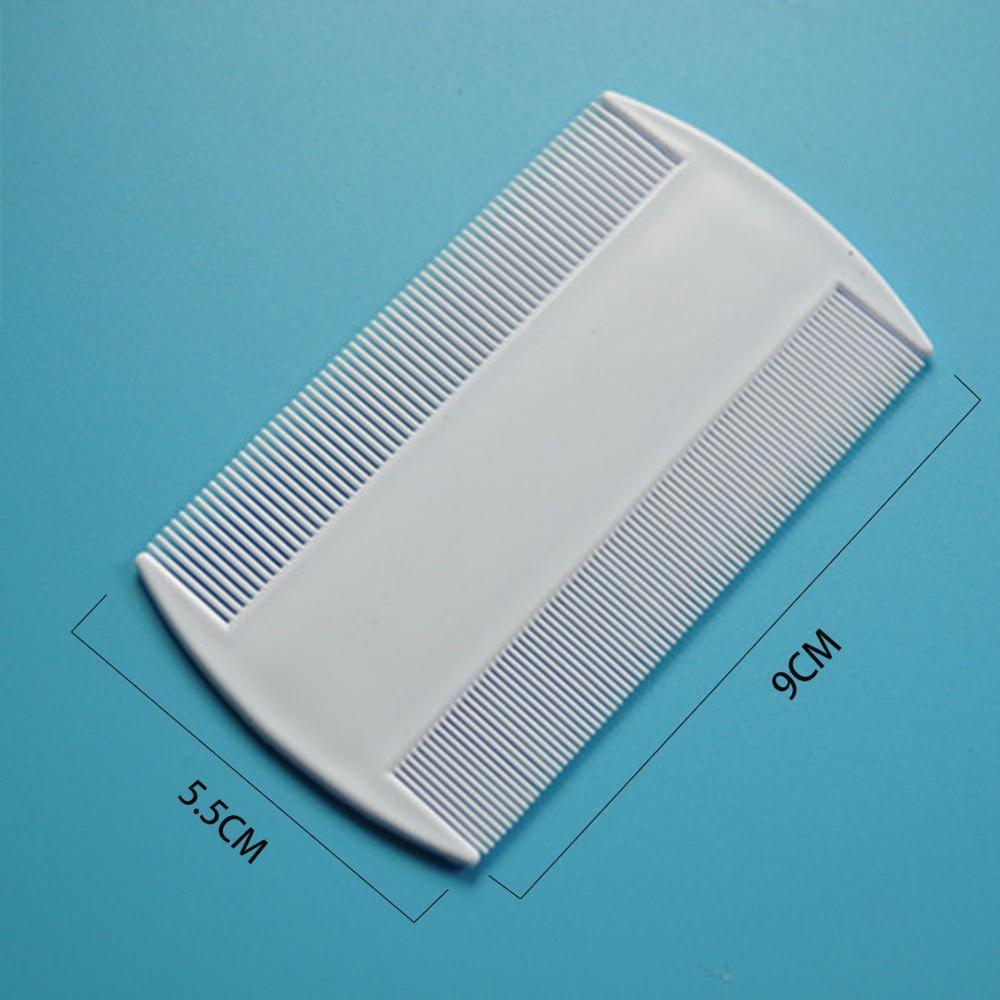 Double Sided Nit Fine Tooth Head Lice Hair Combs for Kids Pet dog Flea Plastic Hair Combs Remove Lice Comb Brush