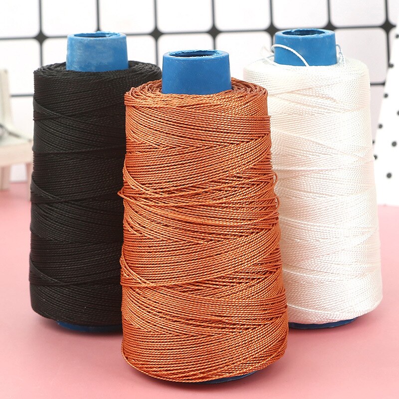 300M Sewing Thread for Leather Shoe Craft Sewing Waxed Thread Durable Strong Nylon Threads Hand Stitching Cord Leathercraft