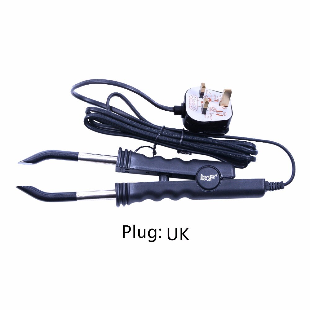 Variable Constant Heat FLAT PLATE Fusion Hair Extension Keratin Bonding Salon Tool Heat Iron Wand