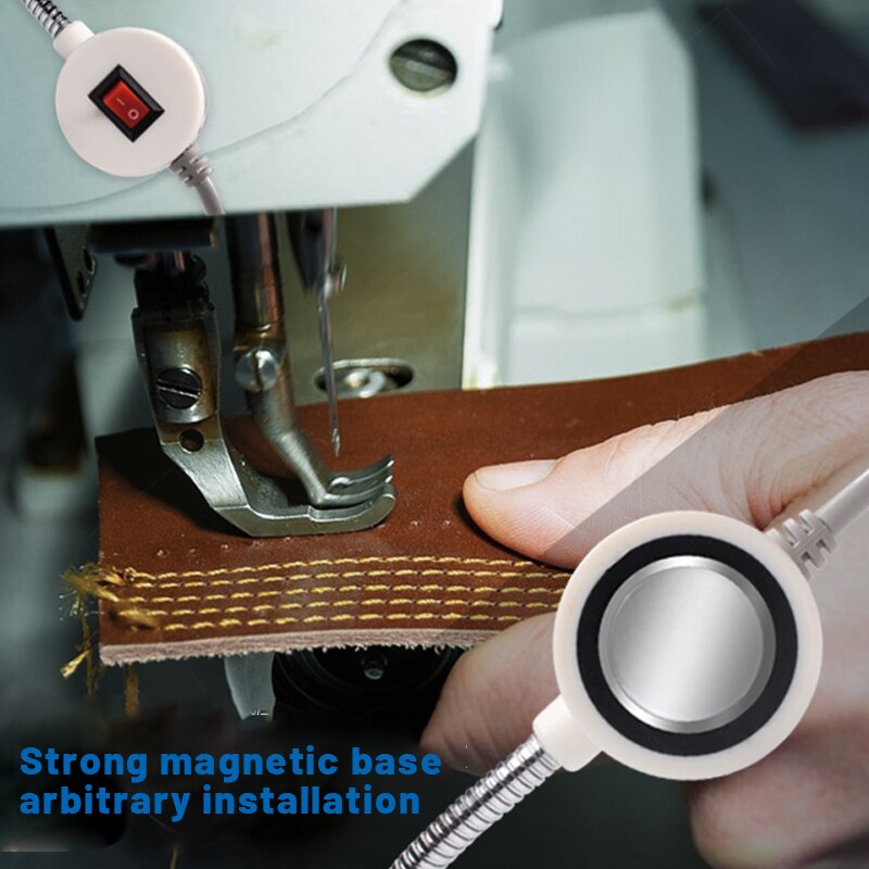 Industrial Lighting Sewing lights LED Light Flexible Sewing Machine Work Lamp 10/20/30 LED EU US Machine Accessories Luminaire